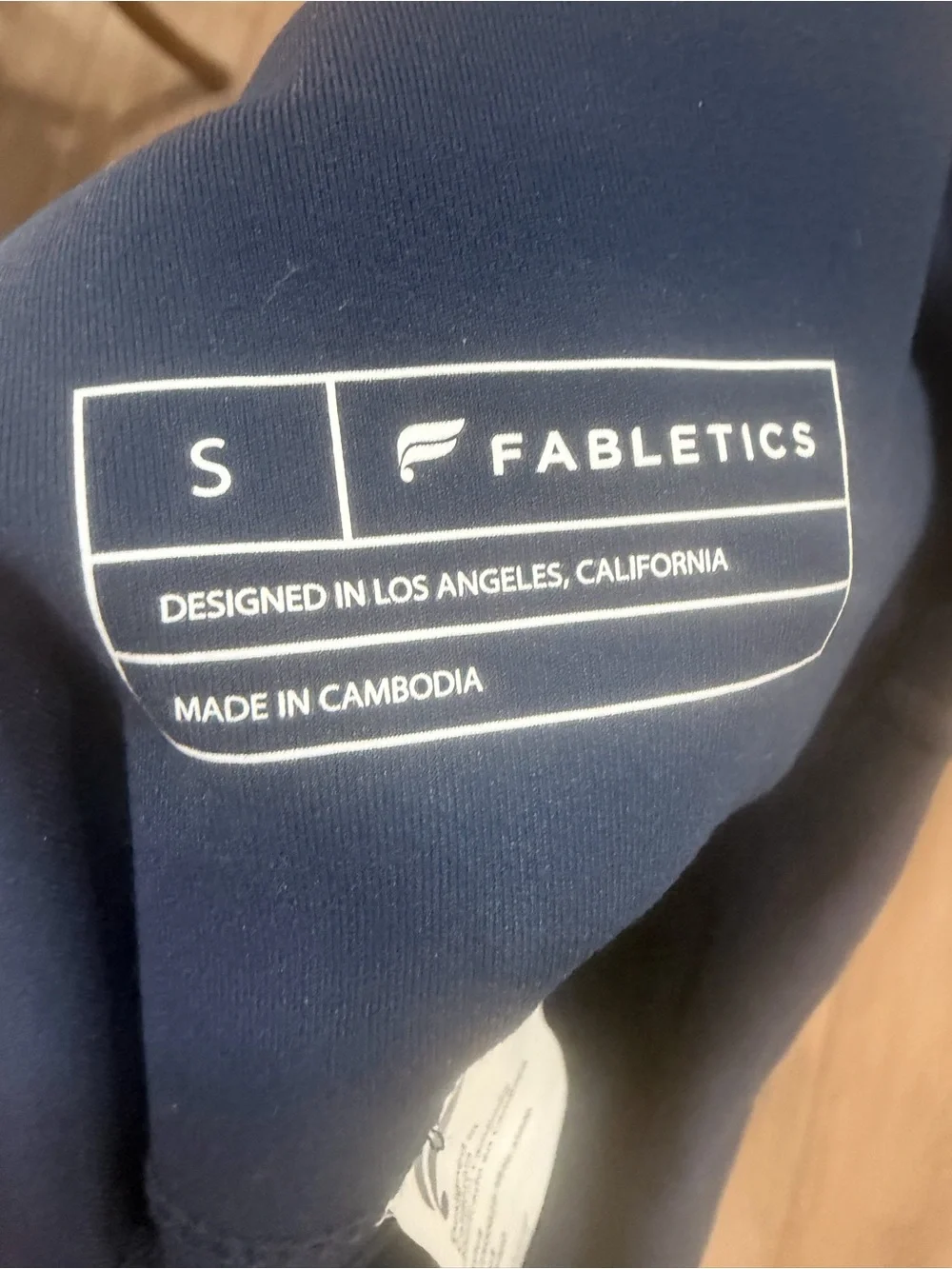 Fabletics Navy High-Rise Active Leggings with Side Pockets